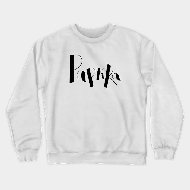 Paprika Crewneck Sweatshirt by Trendering